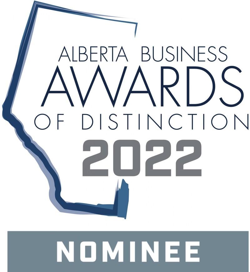 Alberta Business Awards of Distinction 2022 nominee badge