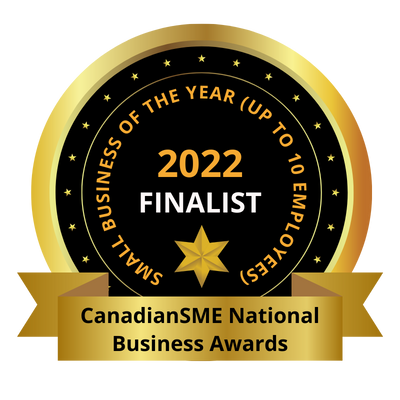CanadianSME National Business Awards 2022 finalist badge